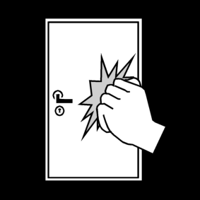 knock on the door